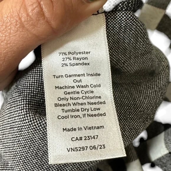 Talbots buffalo Plaid knit dress - size Small - Picture 5 of 6